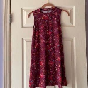 Red Floral Dress
